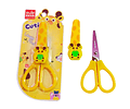 Tijeras Escolares Infantiles con Protector Diseño Animal