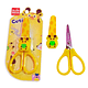 Tijeras Escolares Infantiles con Protector Diseño Animal