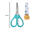 Tijeras Escolares Infantiles con Protector Diseño Animal