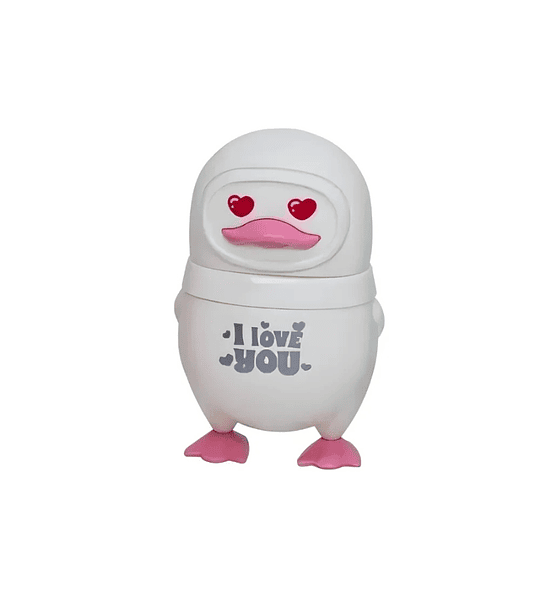 Tajalápiz con Borrador 3 en 1 Diseño Pingüino Cute Escolar con Depósito