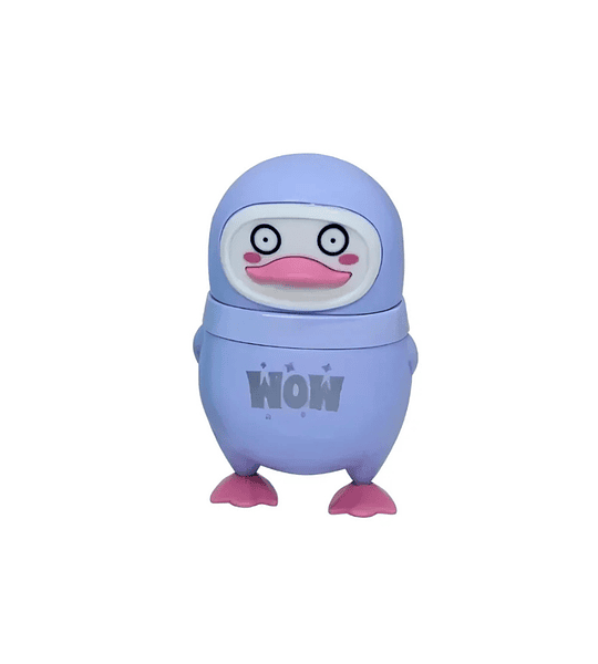 Tajalápiz con Borrador 3 en 1 Diseño Pingüino Cute Escolar con Depósito