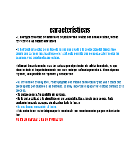 Protector Para Samsung Galaxy M Hidrogel Irrompible