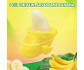 Gomas Peelerz Banano 65g Banana Rellenas Sabor Intenso