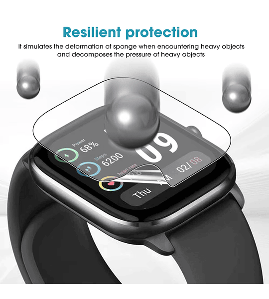Hidrogel Amazfit GTS Protector de Pantalla Smartwatch Irrompible (Elegir Modelo)