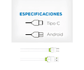 Cable LDNIO LS-35 USB a Tipo C 2 Metros Carga Rápida 2.4A Transferencia de Datos