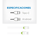 Cable LDNIO LS-35 USB a Tipo C 2 Metros Carga Rápida 2.4A Transferencia de Datos