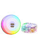 Luces LED Camping Recargables con Guirnalda 10 m Multicolor Lámpara Solar y USB
