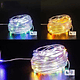 Luces LED Camping Recargables con Guirnalda 10 m Multicolor Lámpara Solar y USB