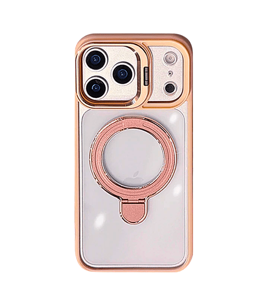 Funda Magnética iPhone 17 (Elegir)  MagSafe Soporte Anillo Protector de Cámara