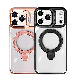 Funda Magnética iPhone 17 (Elegir)  MagSafe Soporte Anillo Protector de Cámara