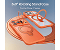 Funda Magnética iPhone 17 (Elegir)  MagSafe Soporte Anillo Protector de Cámara