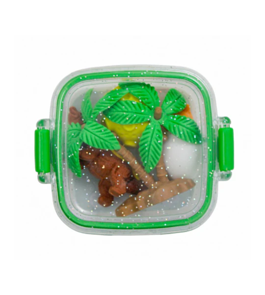 Set x4 Borradores Dinosaurio + Caja | Gomas de Borrar Didácticas Niños