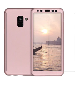 Funda 360 Samsung Galaxy A8 2018 Protector + Vidrio