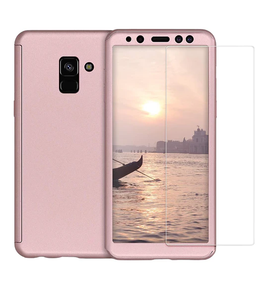 Funda 360 Samsung Galaxy A8 2018 Protector + Vidrio