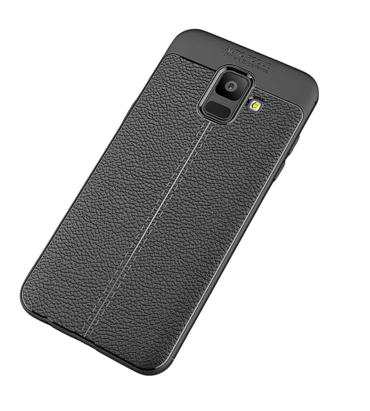 Funda Samsung A8 2018 Protector Tipo Cuero