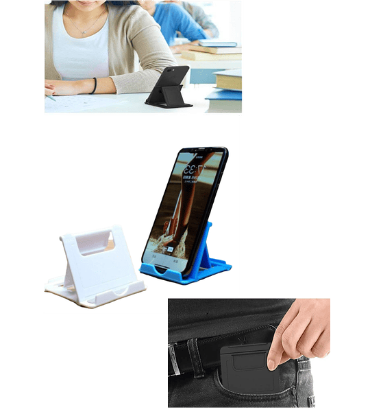 CMIET Soporte universal para teléfono móvil de escritorio para iPhone iPad  Tableta ajustable Mesa plegable Teléfono celular Soporte de escritorio –  Yaxa Colombia