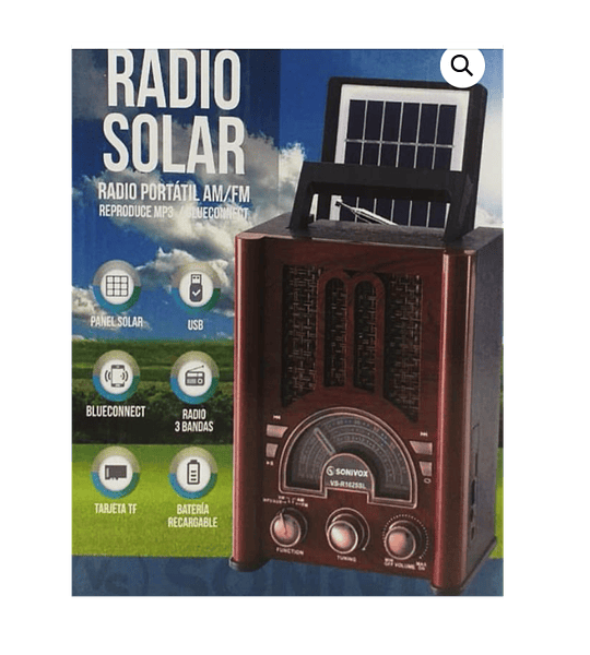 Radio Sonivox con panel solar AM/FM - Sonivox Colombia