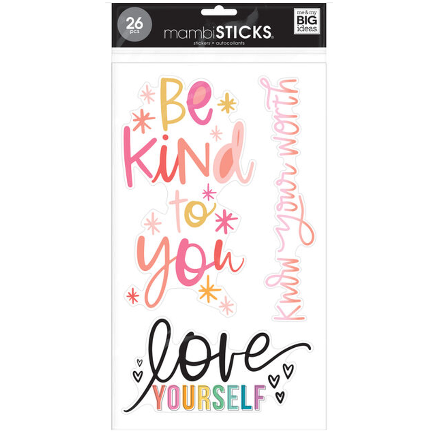 Self Love Large Stickers