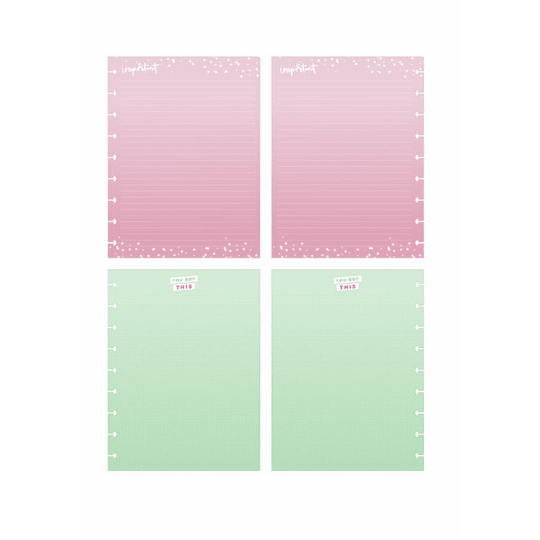 Classic Note Paper- Hojas de colores