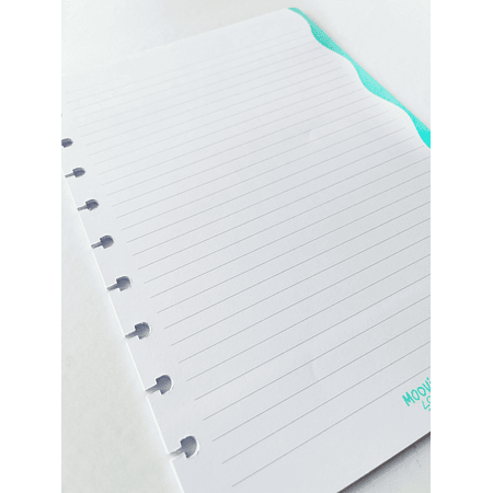 Repuesto Hojas Líneas Cuaderno Discos Mooving Loop