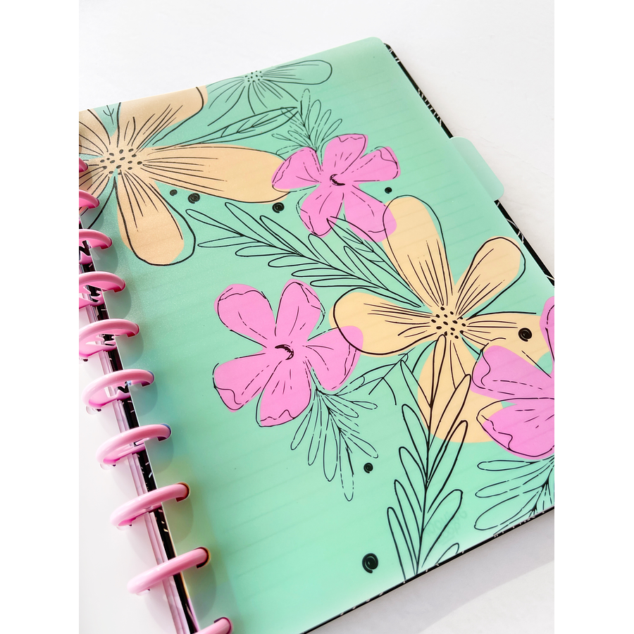 Cuaderno con Discos Mooving Loop Floral