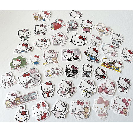 Set 40 stickers Kitty