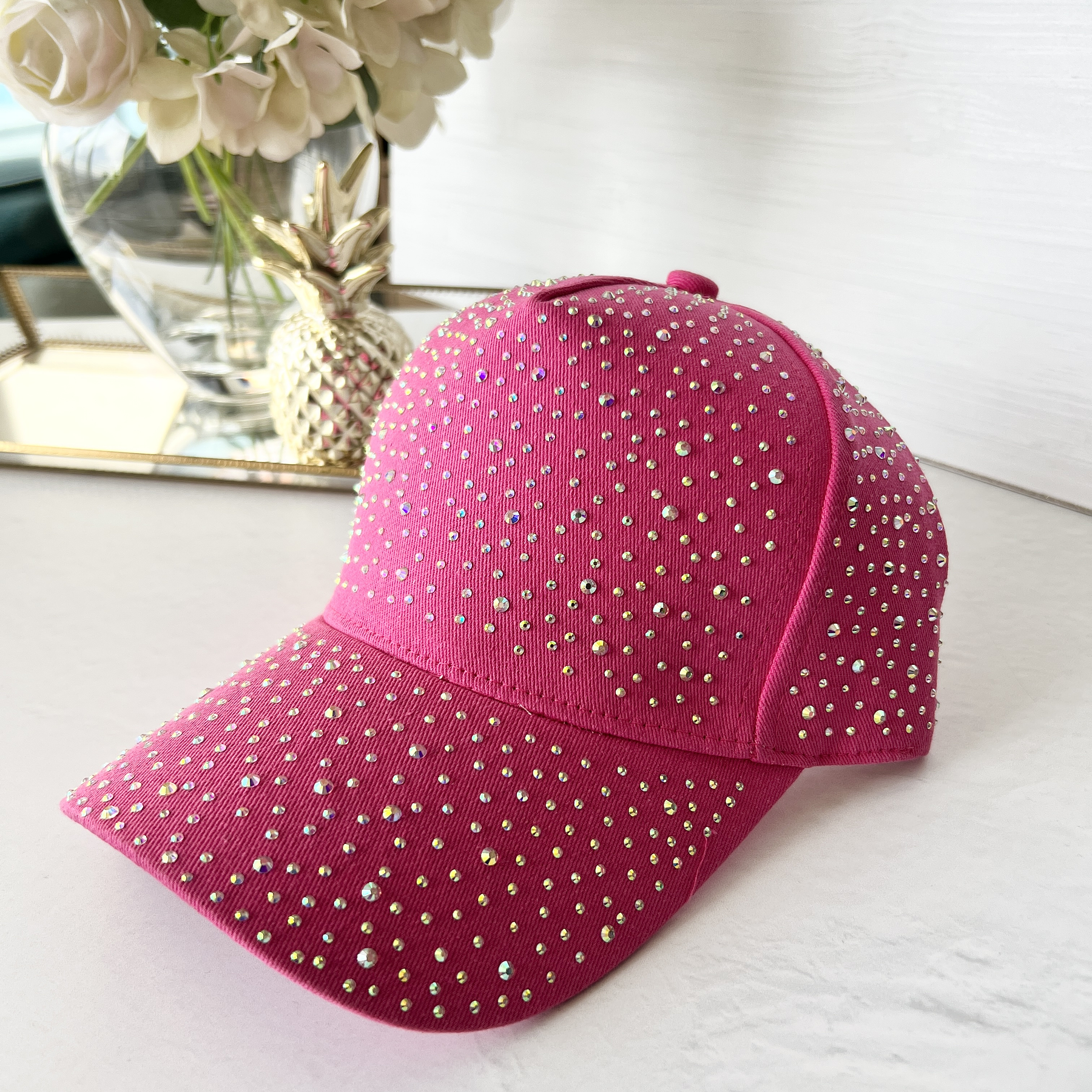 Gorro Strass Pink