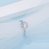 Anillo Moissanita 1CT Plata 925 Platinado