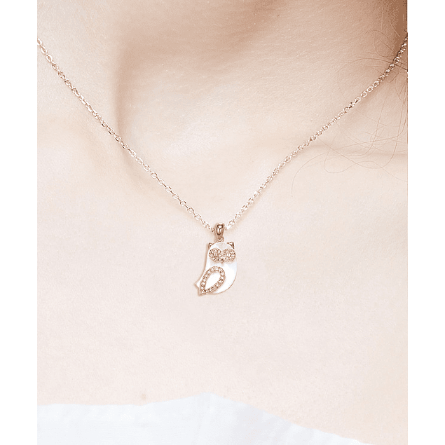 Collar Buho con Cristales Swarovski® - Plata 925 y Oro Rosado