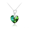 Collar Two Hearts con Cristal Swarovski®- Plata 925 y Rodio