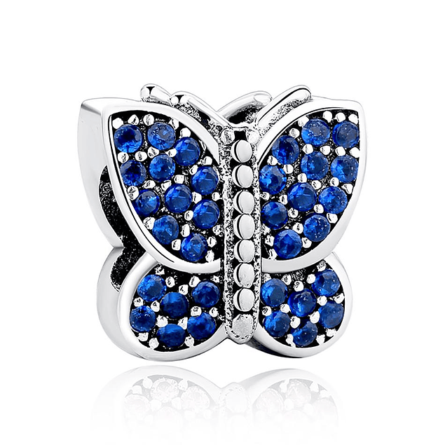 Butterfly Dream Blue Charms Plata 925 