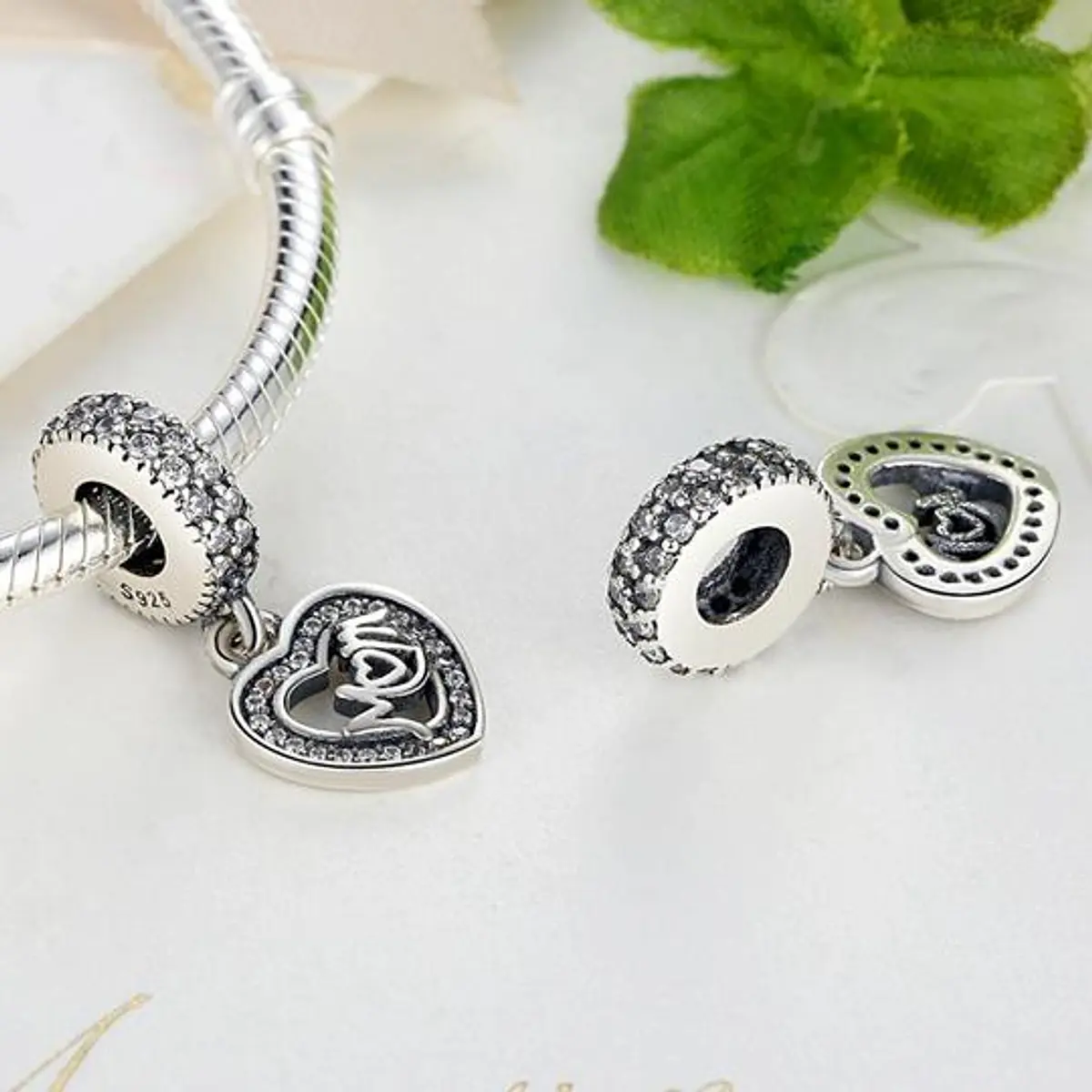 Thomas Sabo 1442-052-1 Abalorios De Mujer Con Plata De Ley
