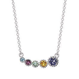 Collar Arcoiris con Cristales Swarovski® - Plata 925 y Rodio