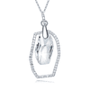 Collar Stone con Cristales Swarovski® - Plata 925 y Rodio