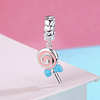 Lolipop Candy Charm Colgante Plata 925 