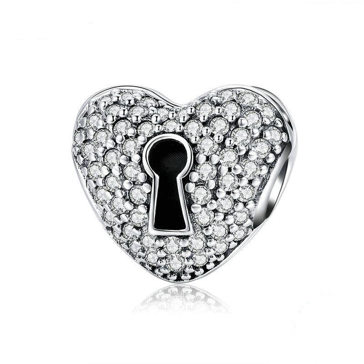 Charm Dodo Cuore Black Oro Rosa 9Kt E Diamanti DMCUT/9/BB