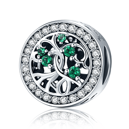 Tree for Life Green, Charms  Plata 925