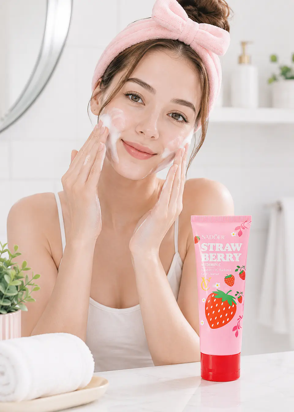 Limpiador Facial Sadoer Strawberry 30 ml 1