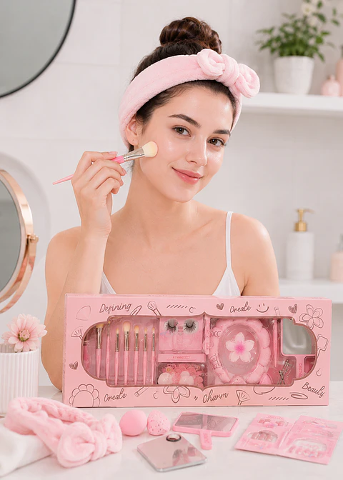 Kevin & Coco – Set de Brochas de Maquillaje 18 Accesorios