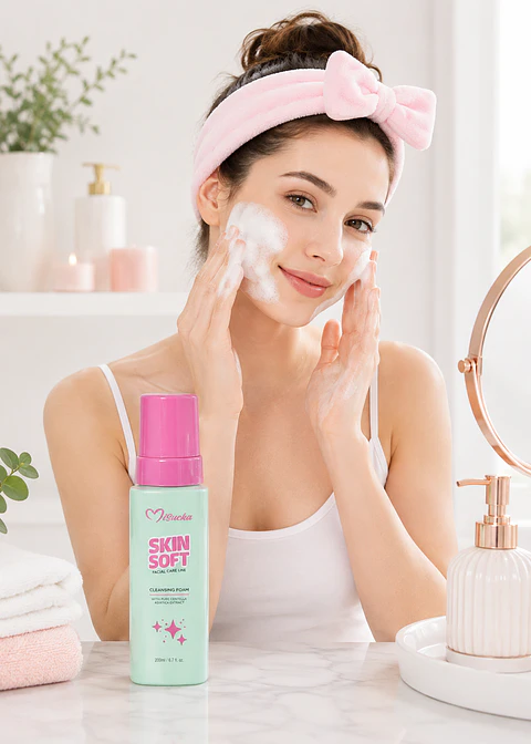 Misucka Skin Soft – Espuma Limpiadora Facial con Centella Asiática 200 ml