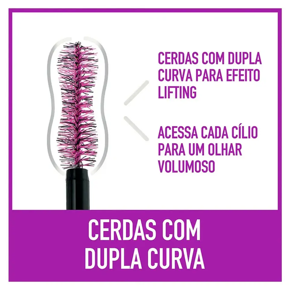 Máscara de Pestañas Maybelline Falsies Lash Lift A Prueba de Agua Negro 6 ml 2