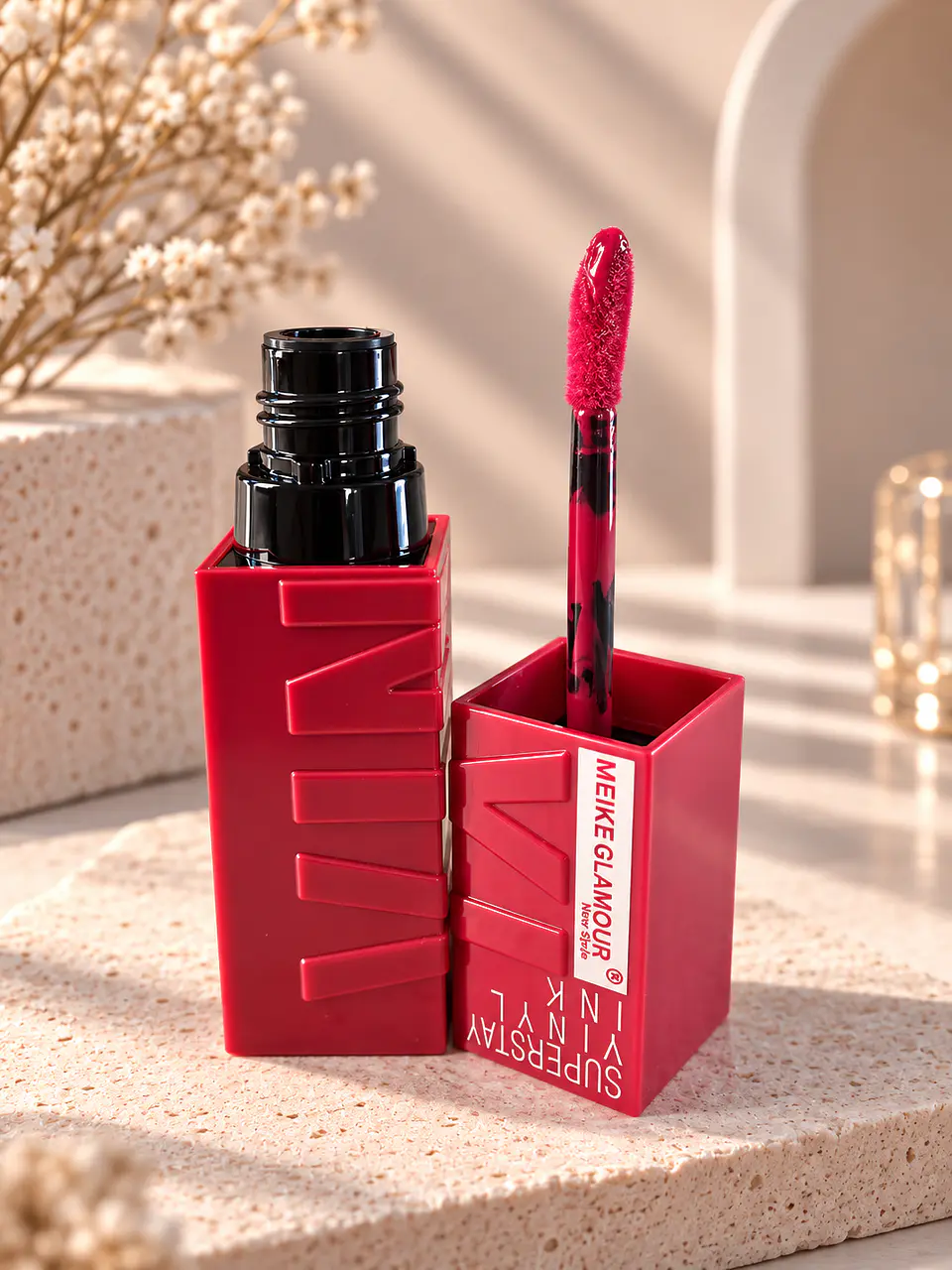 Labial Meik Glamour Dupe Vinyl de Larga Duración 5