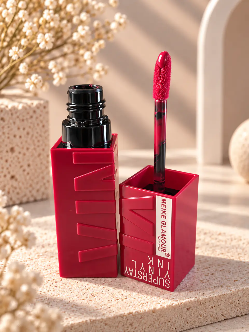 Labial Meik Glamour Dupe Vinyl de Larga Duración 9