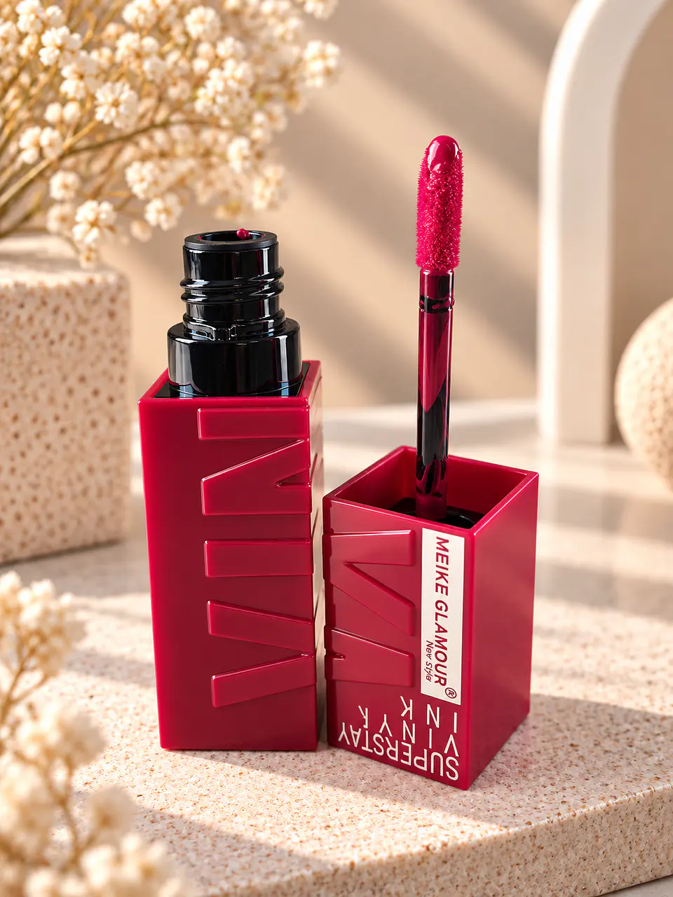 Labial Meik Glamour Dupe Vinyl de Larga Duración 11