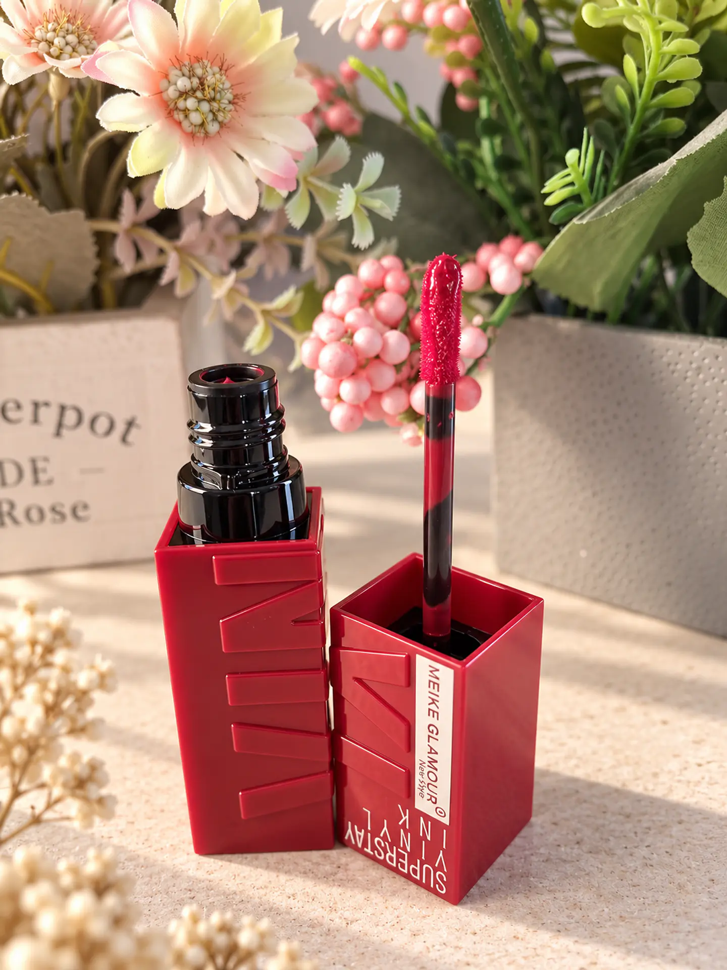 Labial Meik Glamour Dupe Vinyl de Larga Duración 12