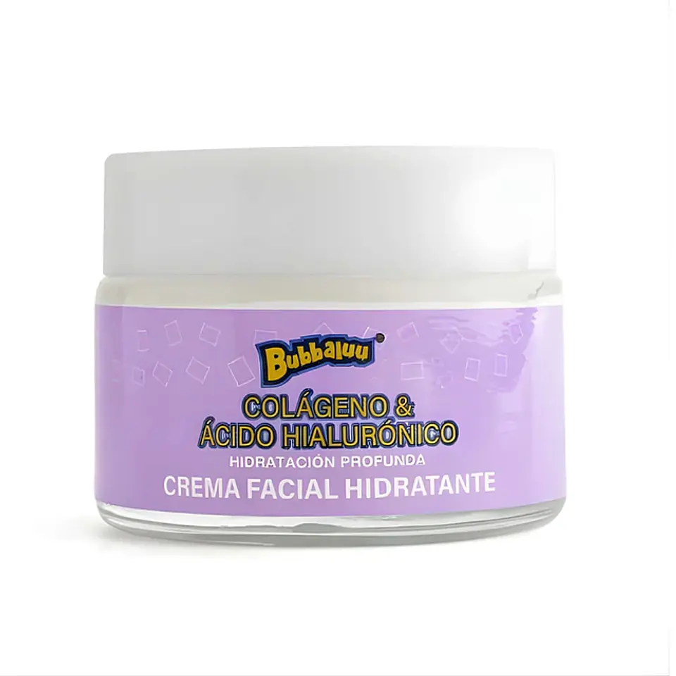 Crema Facial Bubbaluu Colágeno y Ácido Hialurónico 50 g 1