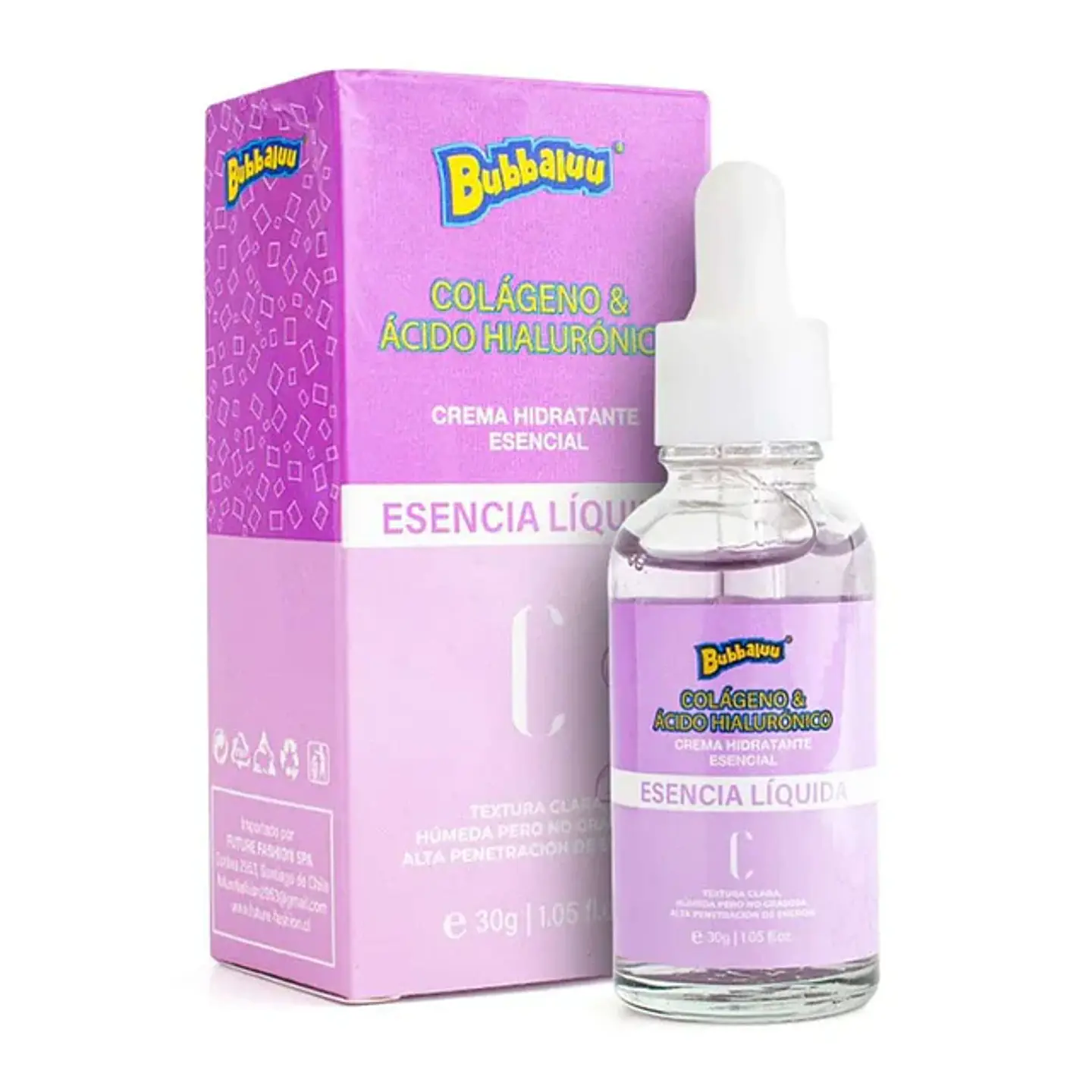 Serum Facial Bubbaluu Colageno y Acido Hyaluronico 30g 1