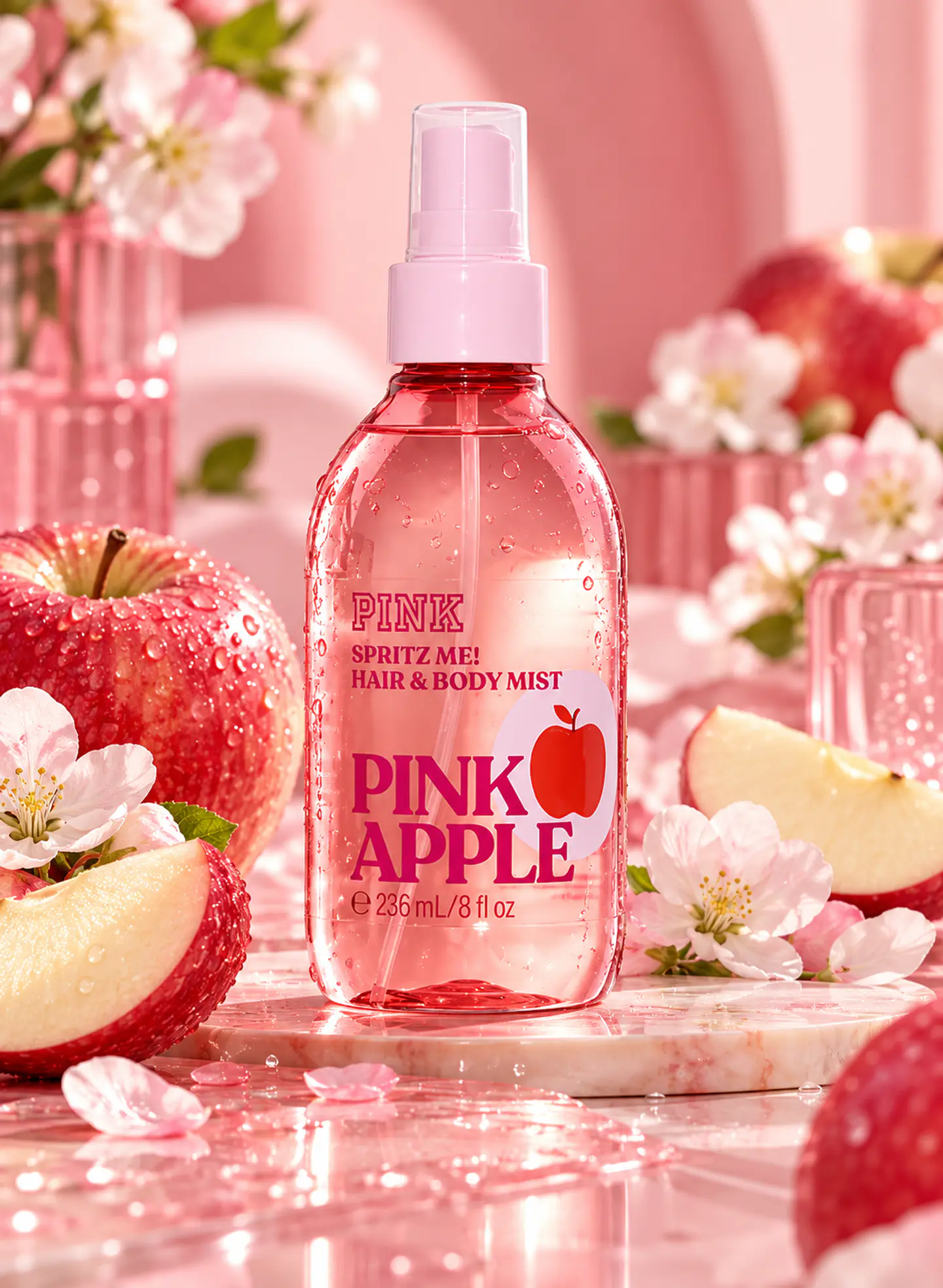 Body Mist y Perfume para Cabello Pink Victoria's Secret Pink Apple 236 ml 1