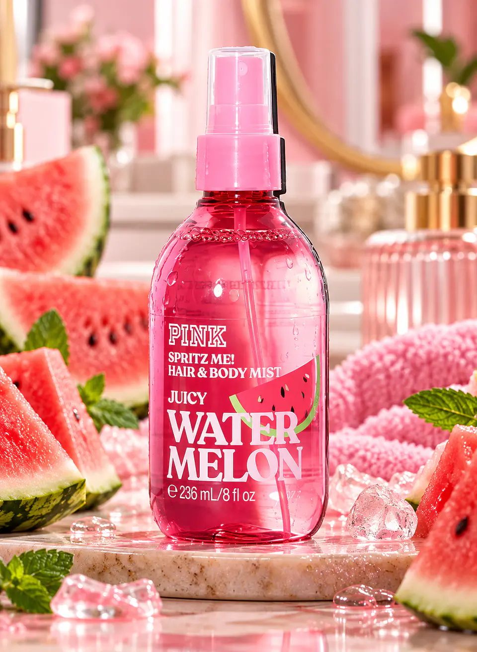 Body Mist y Perfume para Cabello Pink Victoria's Secret Watermelon 236 ml 1