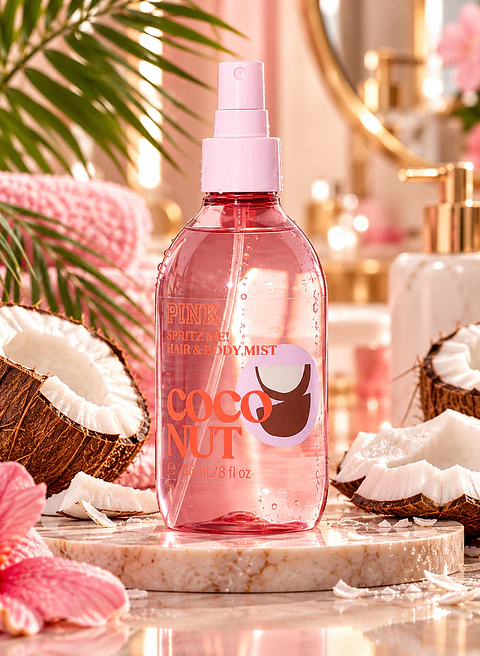 Body Mist y Perfume para Cabello Pink Victoria's Secret Coconut 236 ml